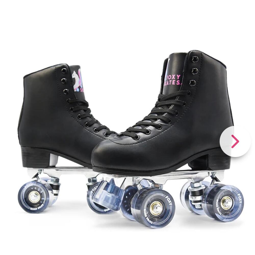 Foxy Women’s Roller Skates Wicked Black Size 8 New